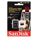 MEMORIA MICRO SD 64GB SANDISK SDSQXCY-064G-GN6MA PRO C/A