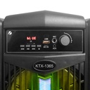 BOCINA 8" KTX-11365 BT/ MICROFONO/ CONTROL/ AUX/ FM/ LUZ LED