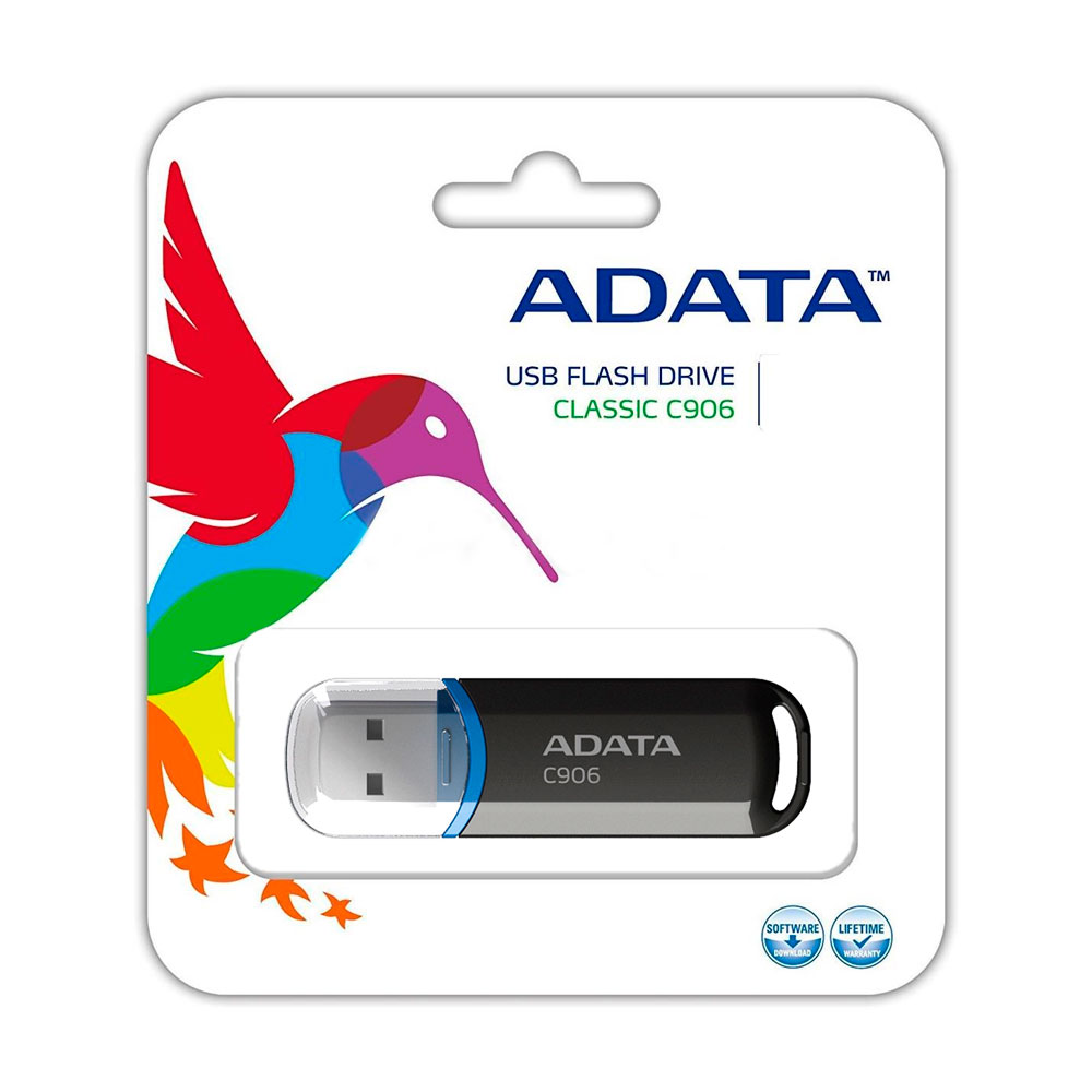 MEMORIA USB 16GB ADATA C906 NEGRA