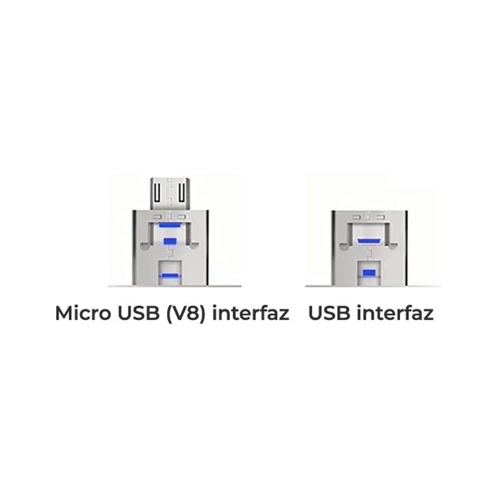 MINI VENTILADOR PARA CELULAR 2 EN 1 USB V8 Y USB