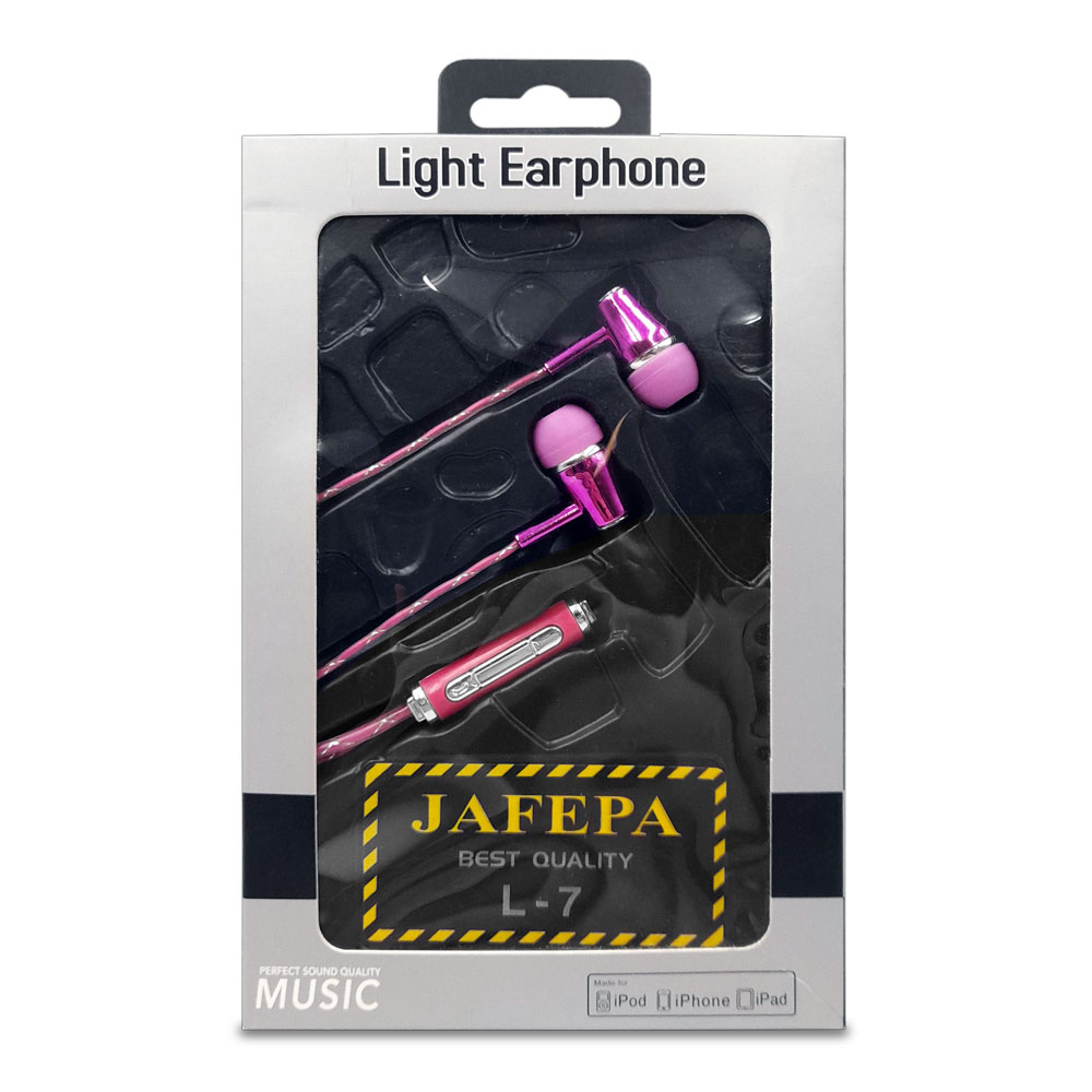 AUDIFONOS L-7 JAFEPA LIGHT EARPHONE