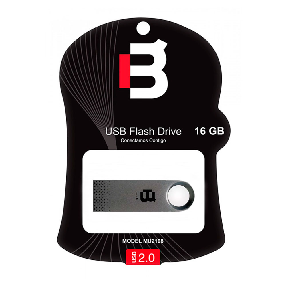 USB 16GB BLACKPCS MU2108 PLATA