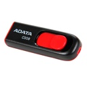 MEMORIA USB 64GB ADATA C008 NEGRA/ROJO
