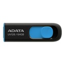 MEMORIA USB 64GB ADATA UV128 3.2 NEGRA/ AZUL