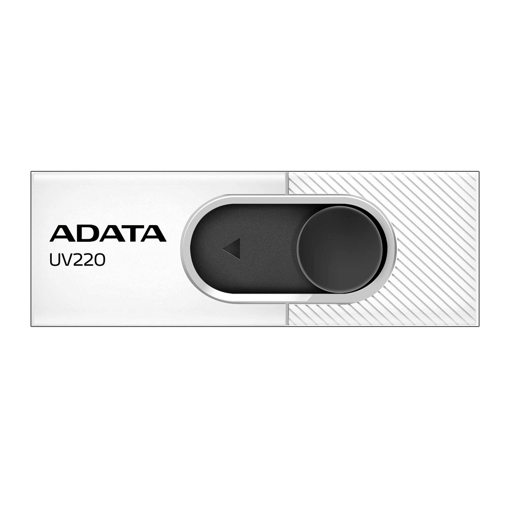 MEMORIA USB 64GB ADATA UV220 2.0 BLANCO/GRIS