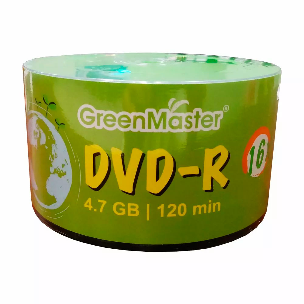 DVD LOGO GREEN MASTER 4.7GB 16X TORRE 50 PZ