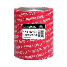 DVD LOGO RIDATA 4.7GB 16X TORRE 100 PZ
