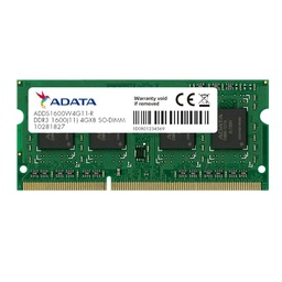MEMORIA RAM ADATA SO-DIMM 4GB 1600 - DDR3LOW